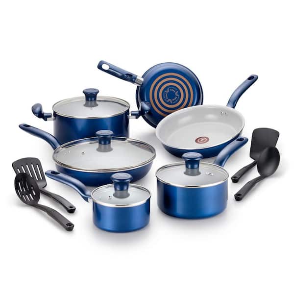 T-Fal Cookware, Hard Anodized, Non-Stick, 12 Pcs Set