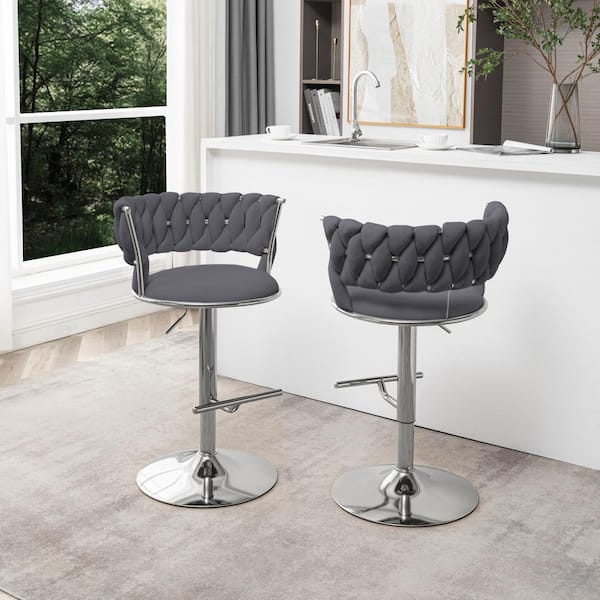 KURTカバーリングスツールBR/LBE-K53[T]Default Title Best Quality Furniture Tory 24 in. 32 in. Upholstered
