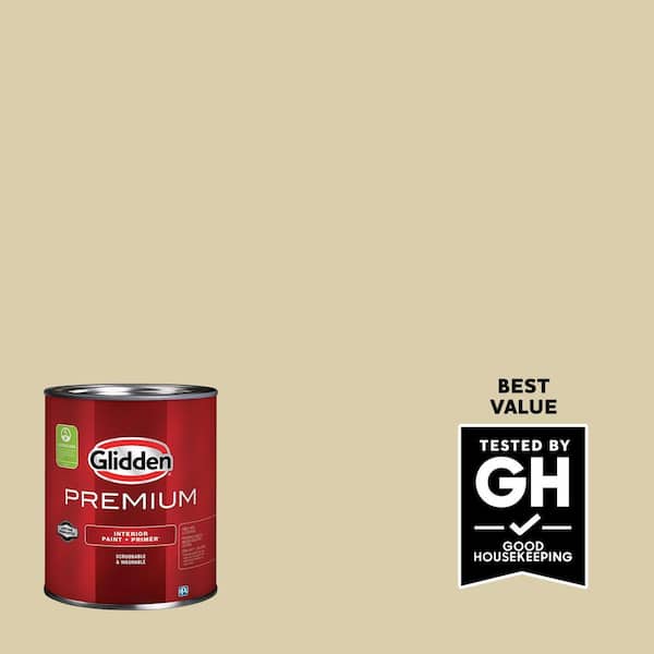 Glidden Premium 1 qt. PPG1099-3 Lovely Linen Flat Interior Latex Paint