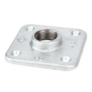 3/4 in. Galvanized Iron Square Floor Flange