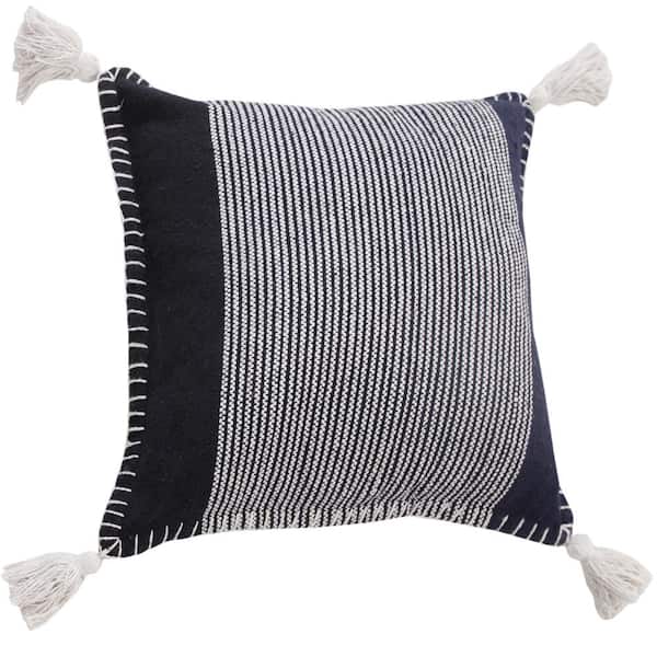 French Stripe 10 Inch Square Pillow / Tray Needlepoint Canvas