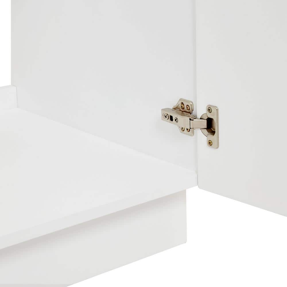 Hamlet 30" White Wood Freestanding Vanity with Quartz Top