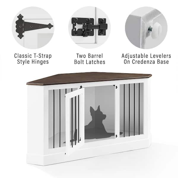 Dog crate clearance console table