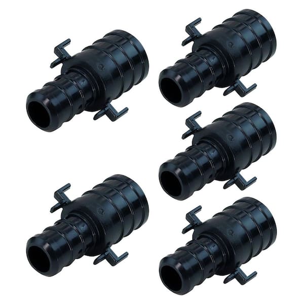Apollo 3/4 in. x 1/2 in. Plastic PEX-B Barb Reducing Coupling (5-Pack)