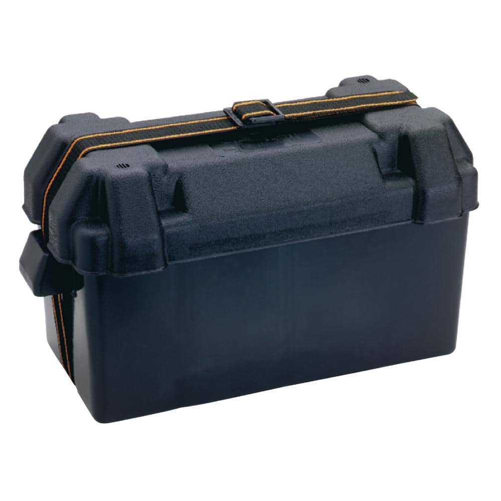 Attwood Large Battery Box, Black, Vented-Fits Group 29/31 9084-1