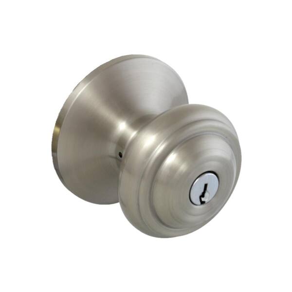 Defiant Madrid Satin Nickel Keyed Entry Door Knob