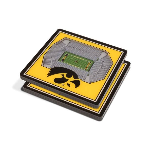 YouTheFan NCAA Iowa State Cyclones 3D StadiumView Coasters - Jack Trice Stadium