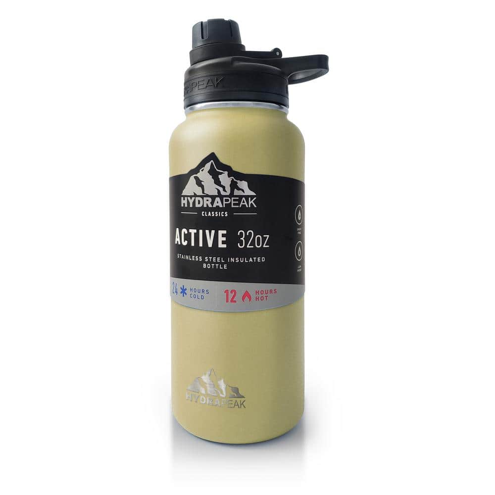 HYDRAPEAK Active Chug 32 fl.oz Sand Triple Insulated Stainless Steel