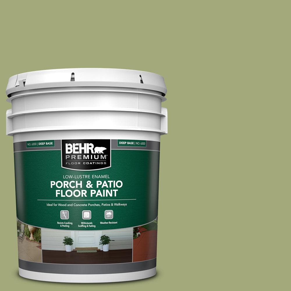 5 gal. #M350-5 Mossy Cavern Low-Lustre Enamel Interior/Exterior Porch and Patio Floor Paint price history on PriceWatchPro