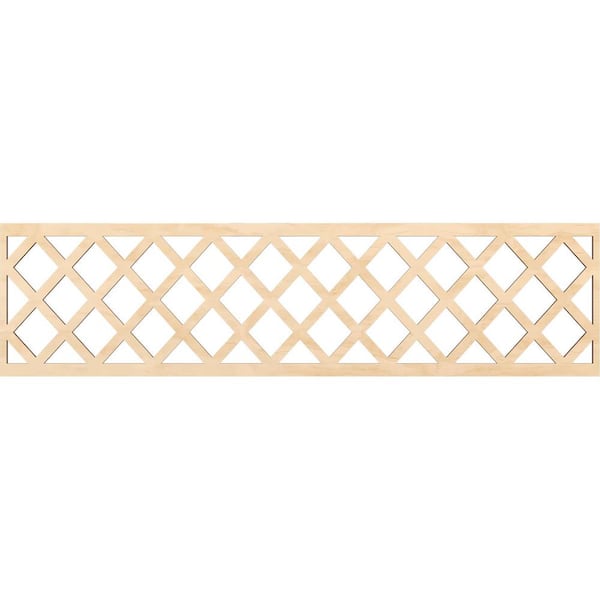 Manchester Fretwork 0.25 in. D x 47 in. W x 12 in. L Birch Wood Panel Moulding