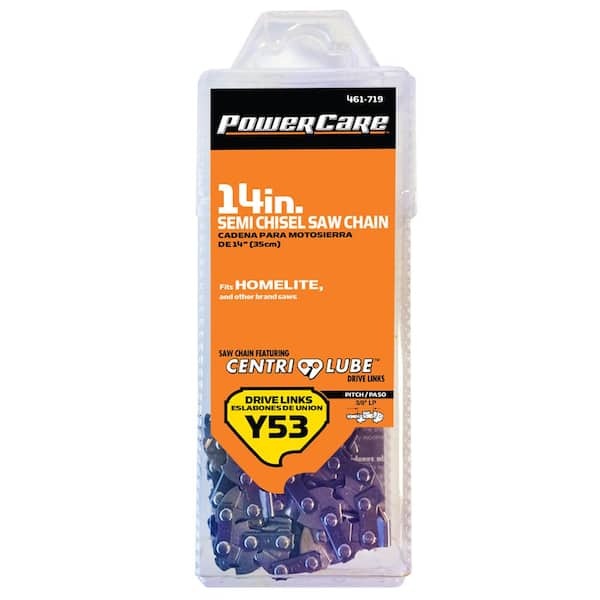 Powercare Y53 14 in. Semi Chisel Chainsaw Chain