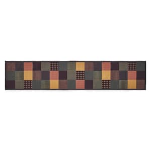 Heritage Farms 12 in. W x 60 in. L Multi Printed Patchwork Cotton Blend Table Runner