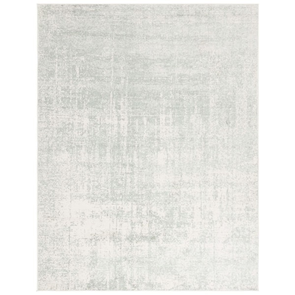 Adirondack 6 ft. x 9 ft. Sage/Ivory Abstract Area Rug
