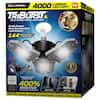 TriBurst 10.5 in. 144 High Intensity LED 4000 Lumens Flush Mount Ceiling Light with 3 Adjustable Heads