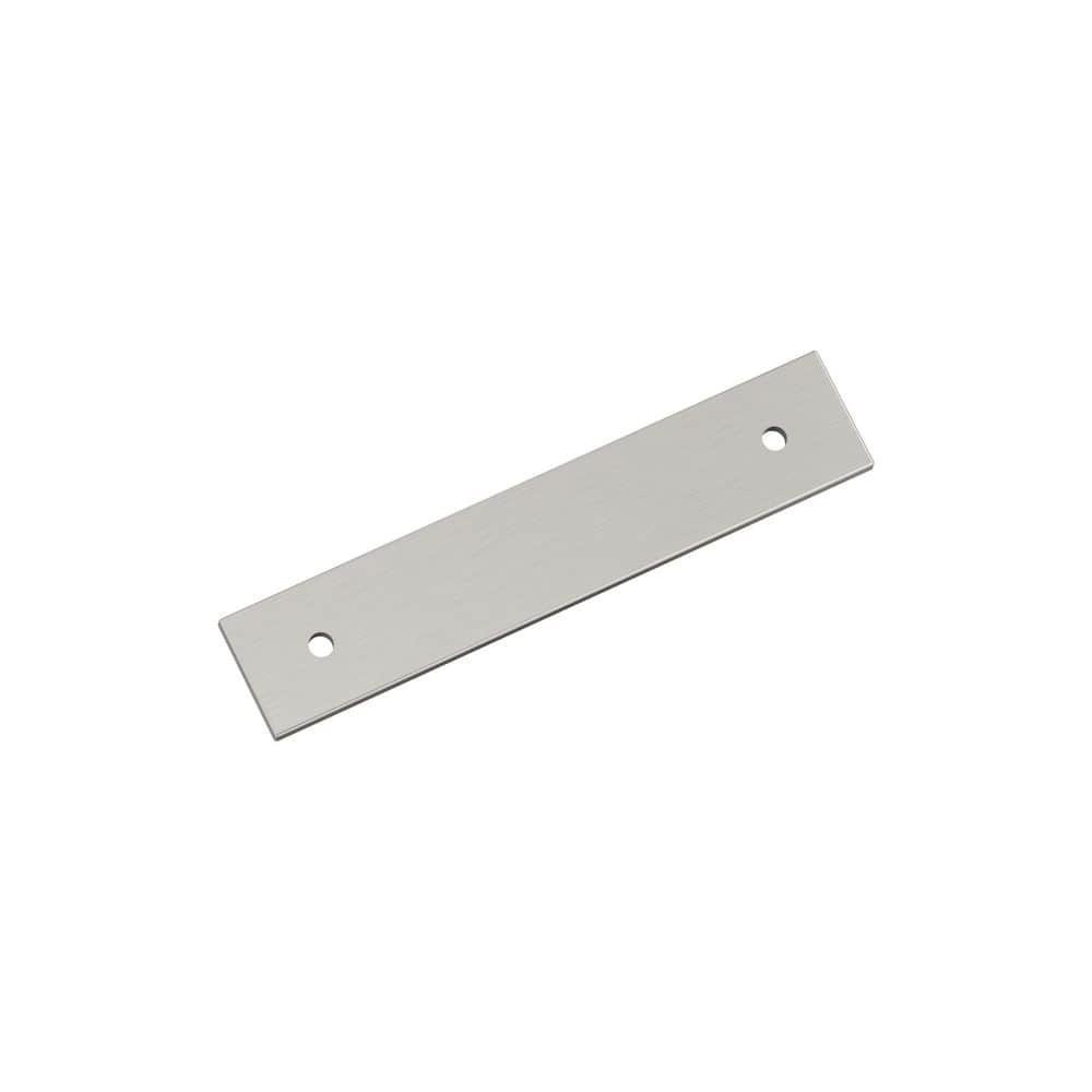 Ladera 3-3/4 in. Center-to-Center Rectangle Satin Nickel Pull Cabinet Backplate price history on PriceWatchPro