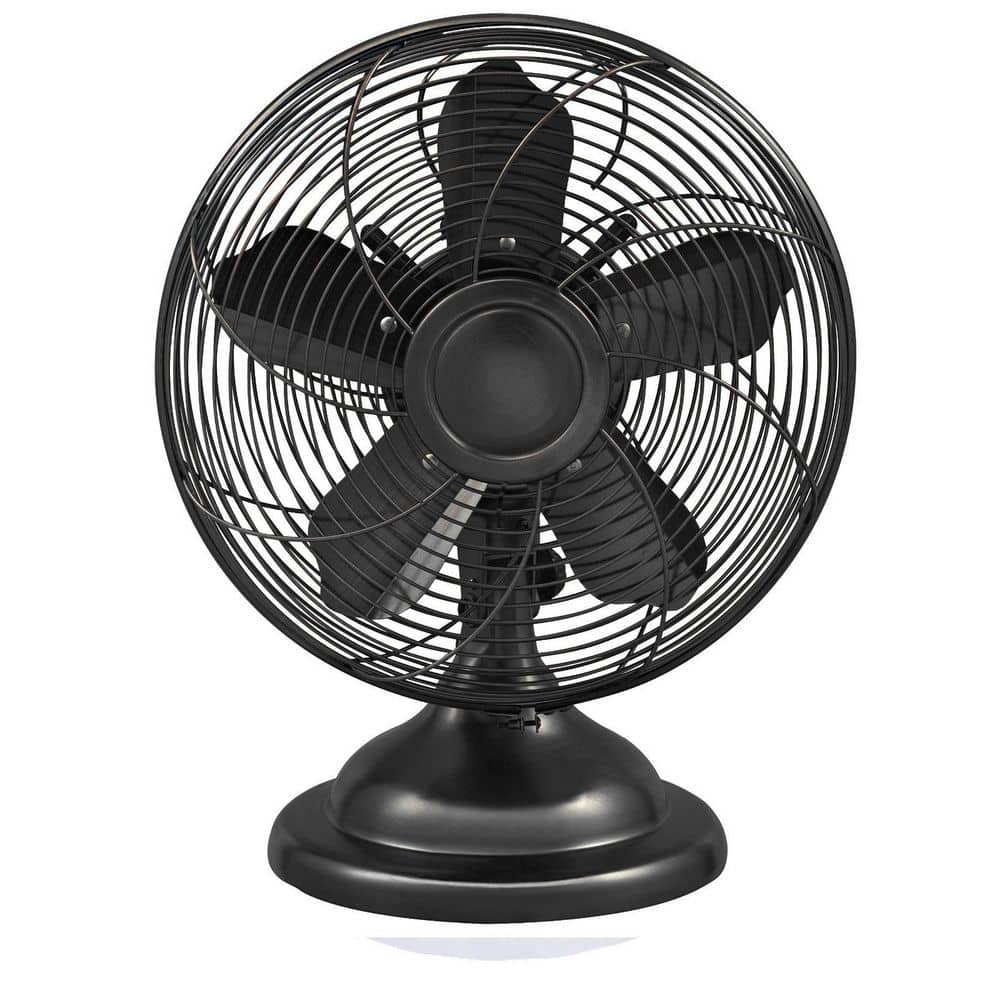 12 in. Oscillating Antique-Style Table Fan - Black price history on PriceWatchPro