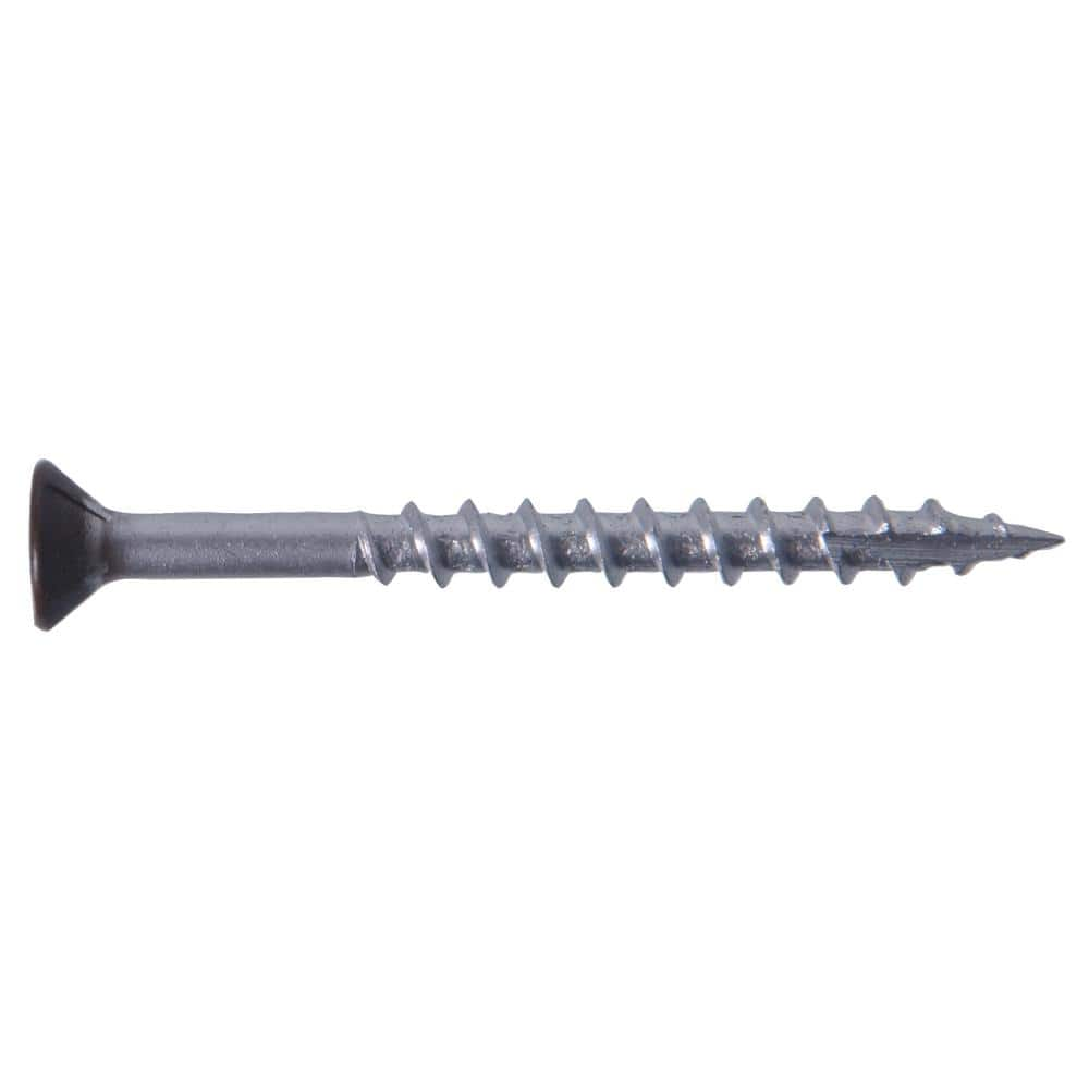 Hillman #9 x 3-in Nickel Plated Interior/Exterior Wood Screws (3-Per Box)  in the Wood Screws department at