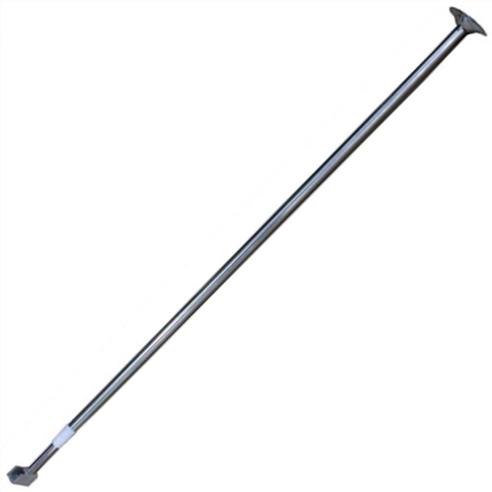 Pole Stand Series 7 ft. x 0 ft. White Pair of Patio Awning Vertical Support