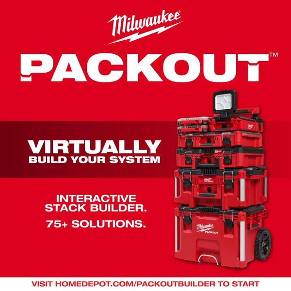 Milwaukee PACKOUT 40 Qt. XL Cooler, Red - Power Townsend Company