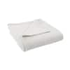 MODERN THREADS Bleach White 100% Cotton Thermal Full/Queen Blanket ...