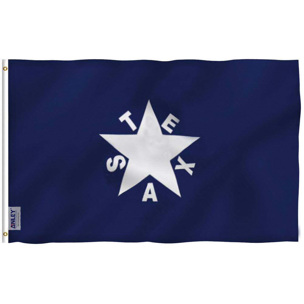 Fly Breeze 3 ft. x 5 ft. Polyester Zavala De Lorenzo Texas Flag 2-Sided Ban