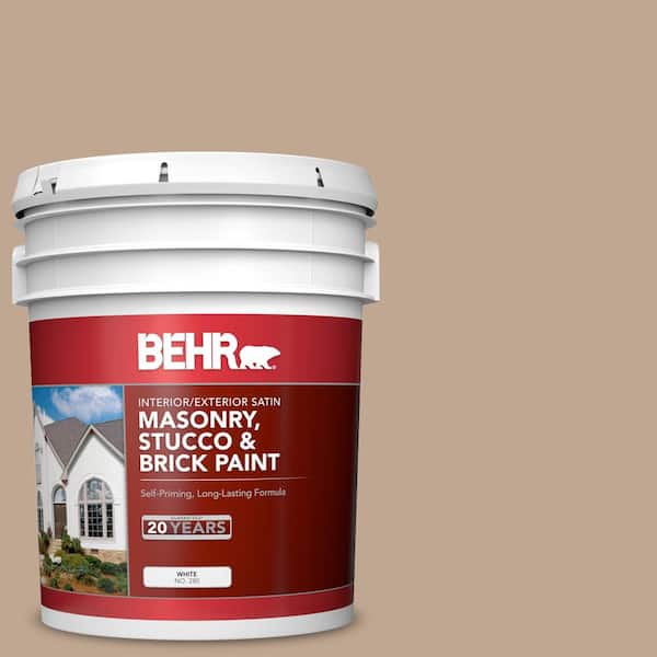5 gal. #MS-23 Sequoia Satin Interior/Exterior Masonry, Stucco and Brick Paint