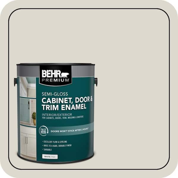 1 gal. #N320-1 Campfire Ash Semi-Gloss Enamel Interior/Exterior Cabinet, Door & Trim Paint