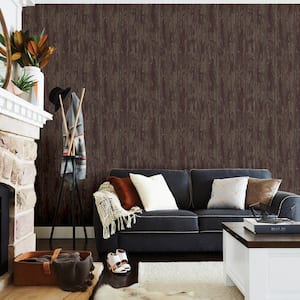 Whitman Red Weathered Wood Wallpaper Sample