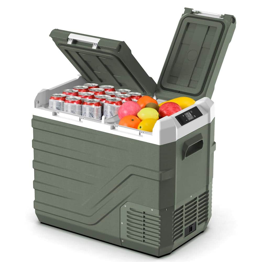 41 Qt. 12-Volt Car Refrigerator Dual Zone Car Fridge Freezer Electric Coole