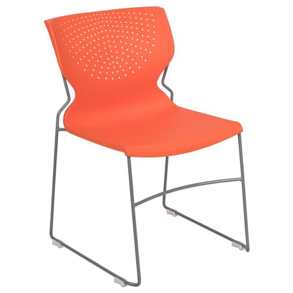 Carnegy Avenue Orange Plastic Side Chair