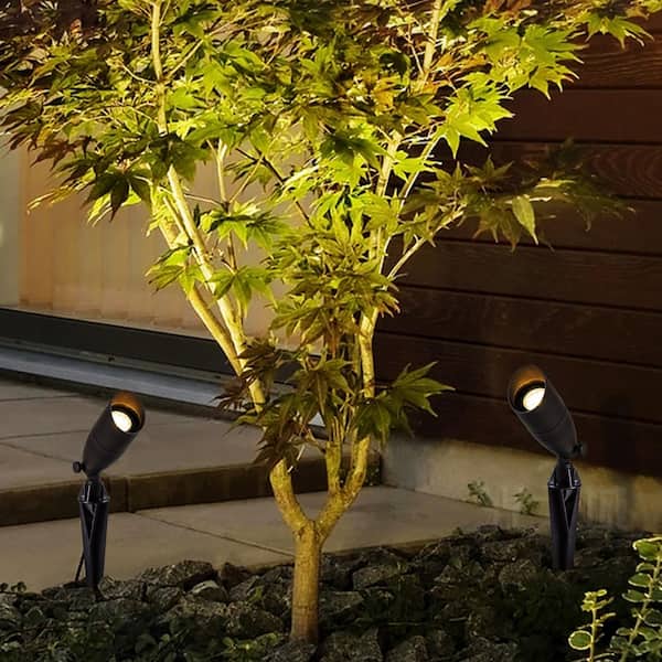 HINKLEY Hinkley Landscape Lighting MR16 LED 4w/12v Spot Light, Textured  Brown 1536TXB-LL - The Home Depot