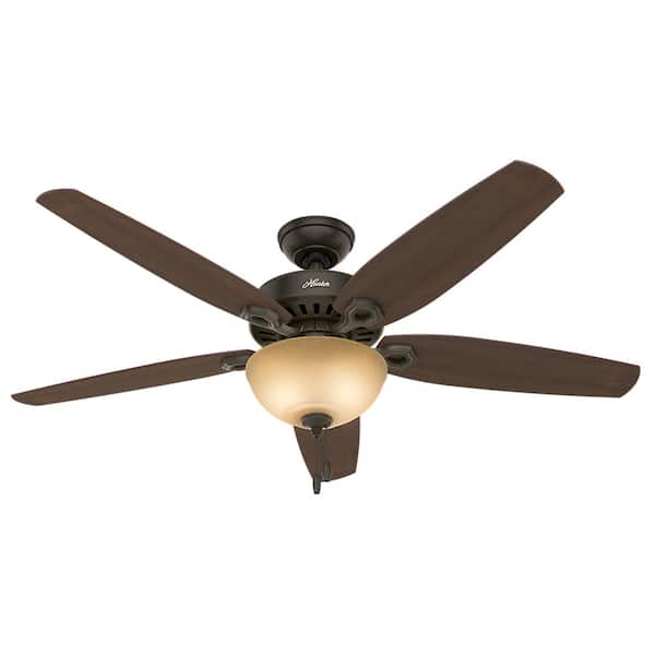 Hunter Builder Great Room 56 in. Indoor New Bronze Bowl Ceiling Fan with Light Kit
