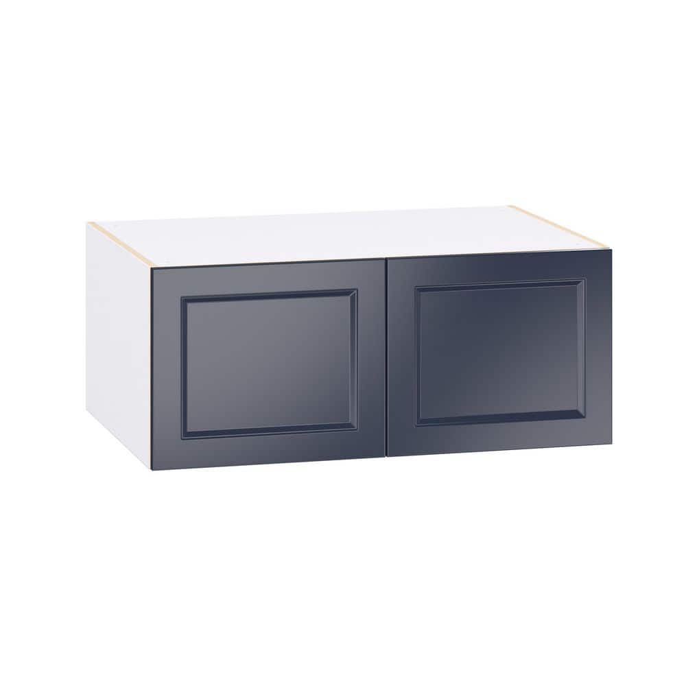 Laramie 36 in. W x 24 in. D x 15 in. H Assembled Wall Bridge Kitchen Cabinet in Painted Blue price history on PriceWatchPro