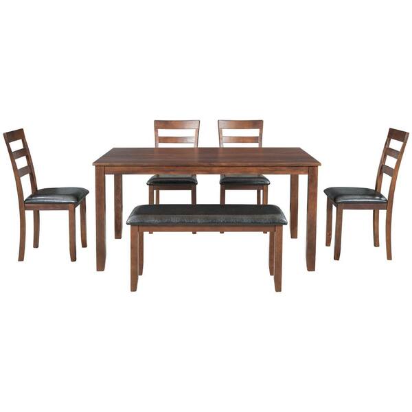 simple wooden dining set