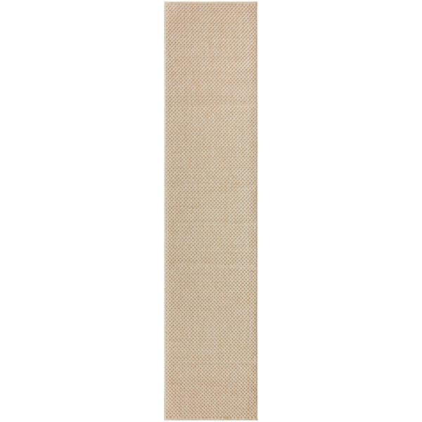 Tulum Cream 2 ft. x 10 ft. All-over design Contemporary Runner Area Rug