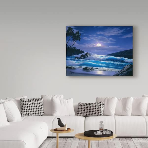 Trademark Fine Art Anthony Casay Coastal Scene 5 Canvas Unframed