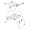 Honey Can Do 57 in. L x 37 in. H White Heavy-Duty Gullwing Portable Drying  Rack DRY-08671 - The Home Depot