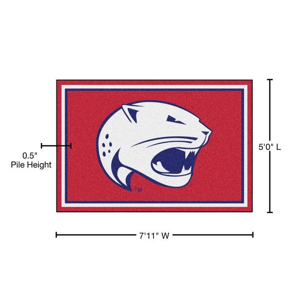 FANMATS NFL - Atlanta Falcons Black and Red Nylon 18 in. x 18 in. Carpet Tile (20 Tiles/Case)