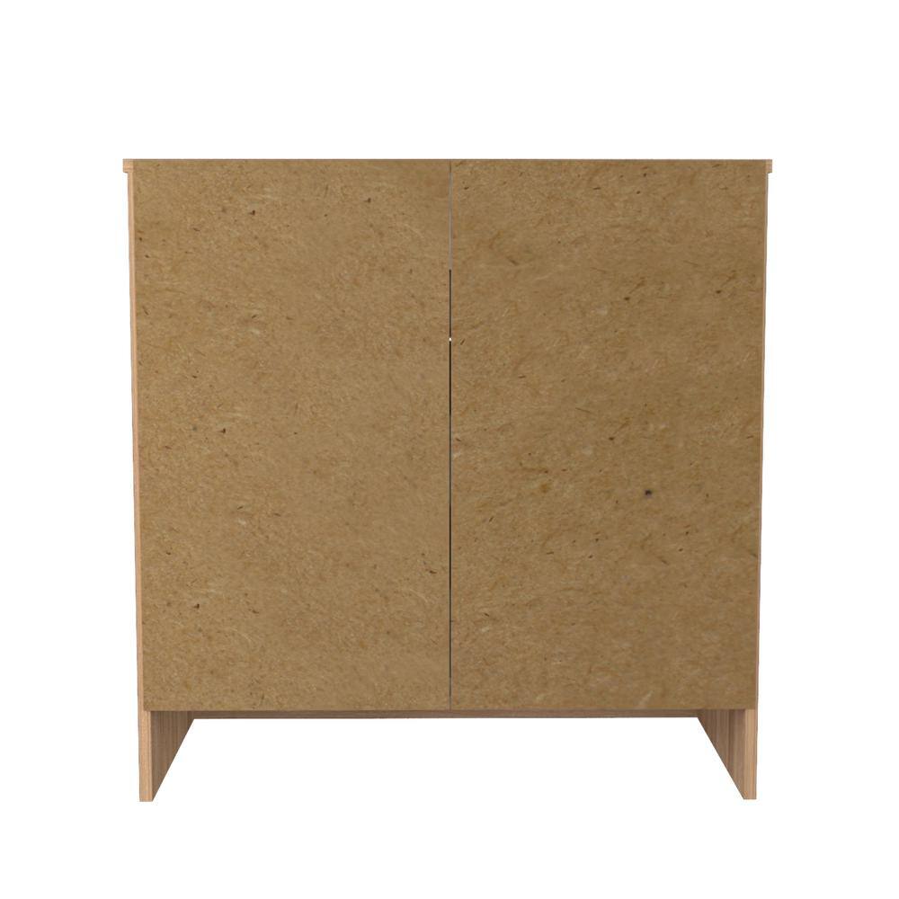 Amaretto Oak and White 3-Drawer Horizontal Dresser