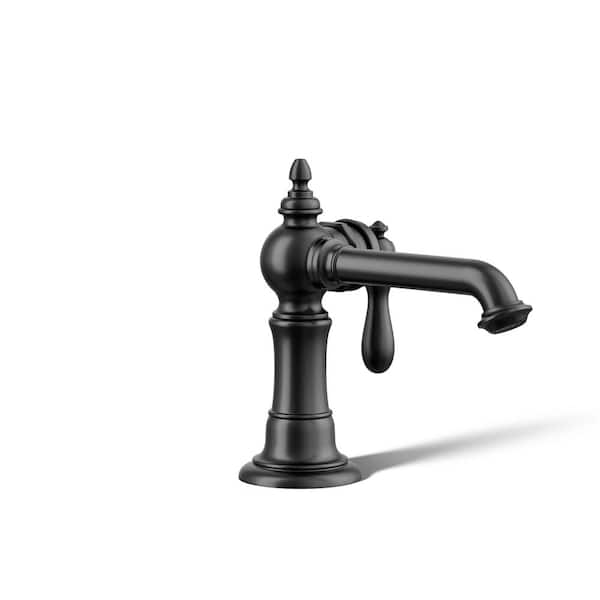 KOHLER Artifacts Single Handle 1.5 GPM Bathroom Faucet in Matte Black