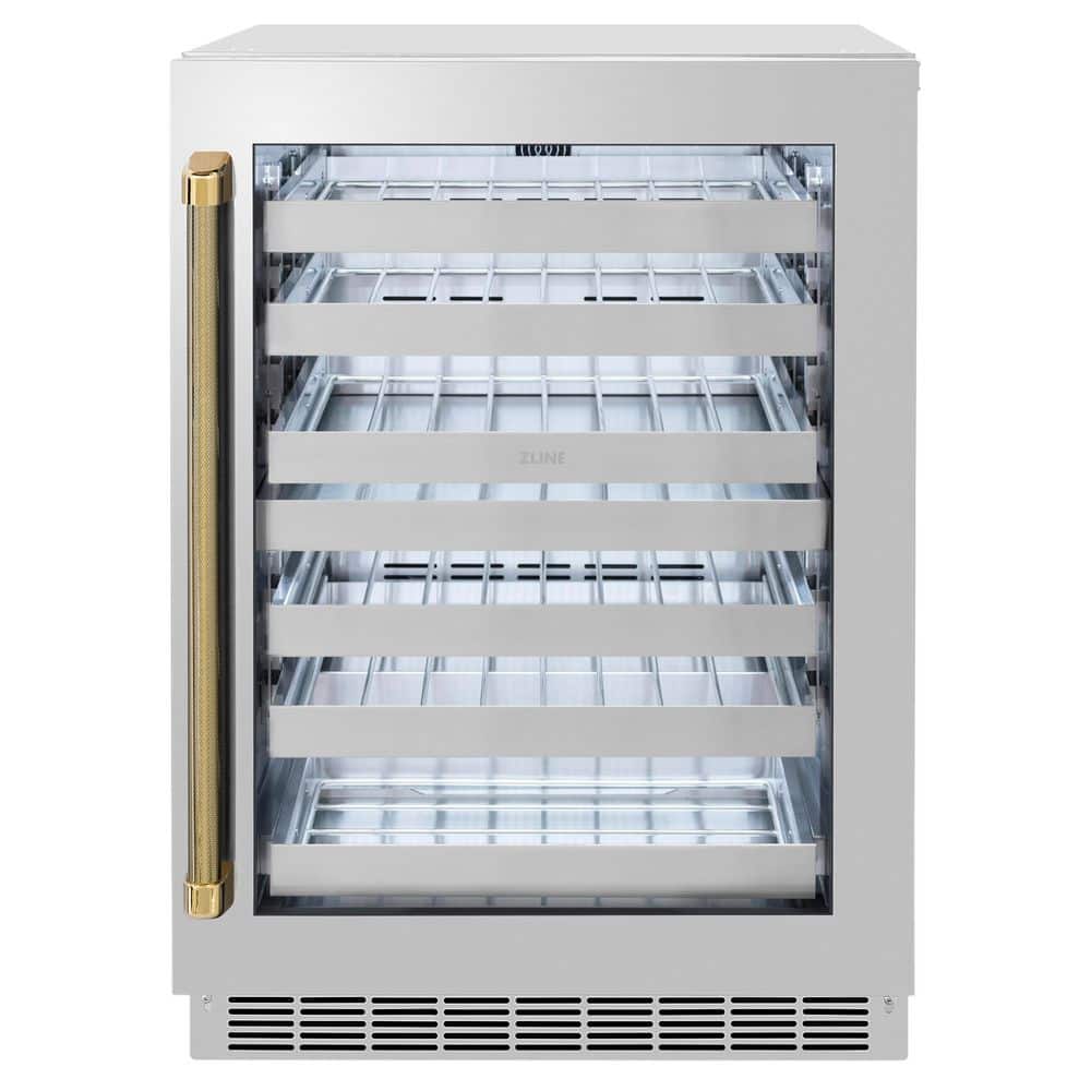 Autograph 24 in. Touchstone Dual Zone 44 Bottle Wine Cooler with Stainless Steel Glass Door and Gold Helix Handle price history on PriceWatchPro