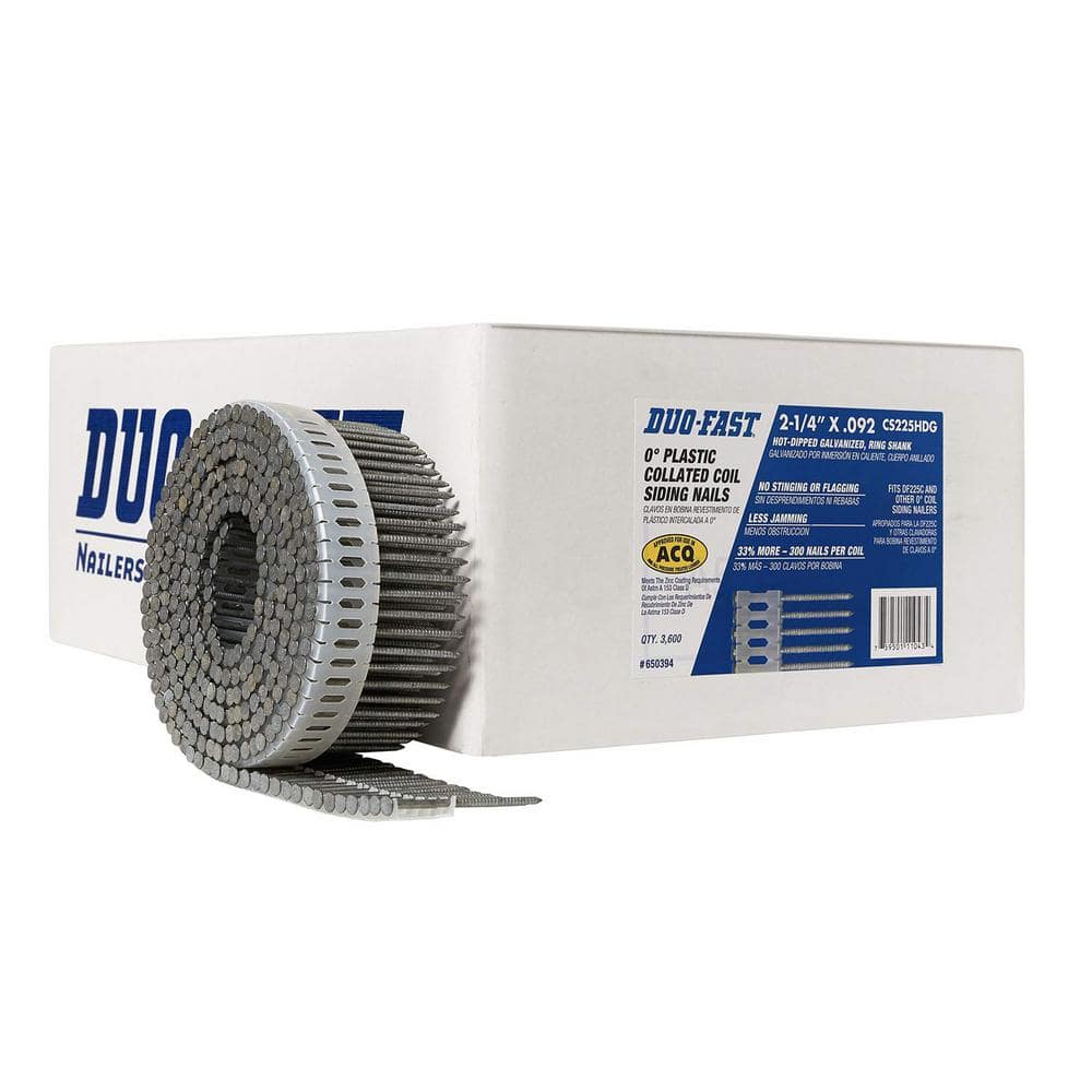 FASCO 2.5 in. x 0.09 in. 15-Degree Ring Stainless Wire Coil Siding