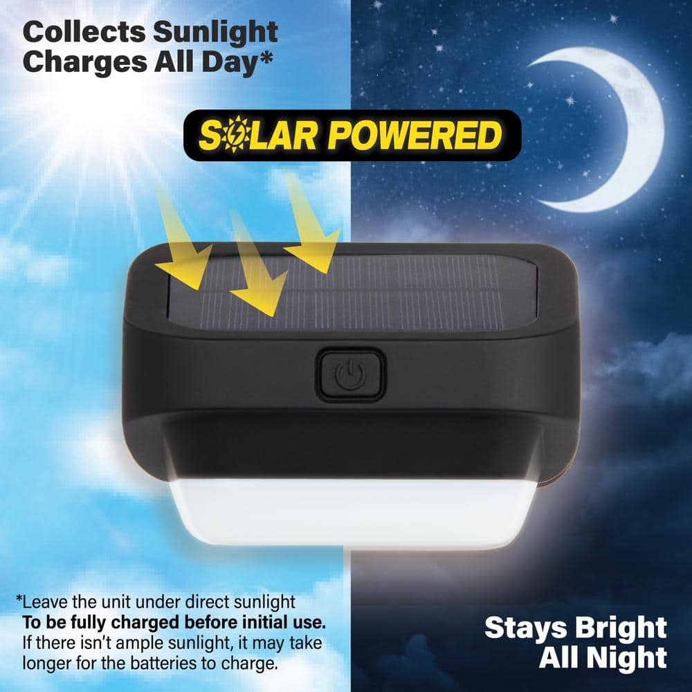 Bell+Howell Solar Powered Color Changing LED Fence Lights Multipack