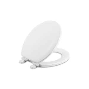 Stonewood Quiet-Close Round Closed Front Toilet Seat in White (3-Pack)