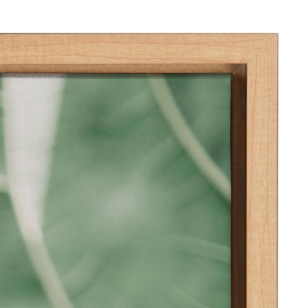 Sylvie Plant Study Green Leaves Framed Canvas Art