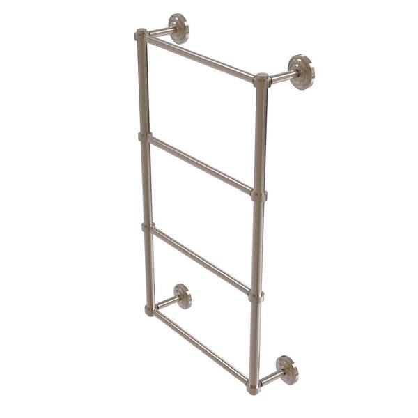 Que New Collection 24 in. Wall Mounted Guest Towel Holder in Polished Brass