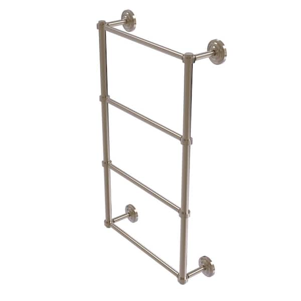 Allied Brass Que New Collection 30 in. Wall Mounted Guest Towel Holder in Antique Pewter
