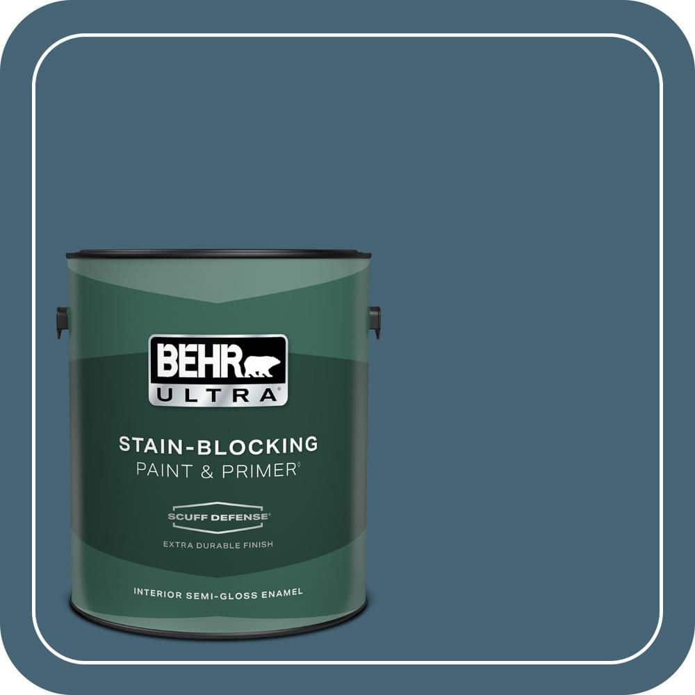 1 gal. Home Decorators Collection #HDC-WR15-6 Winter Evening Extra Durable Semi-Gloss Enamel Interior Paint & Primer price history on PriceWatchPro