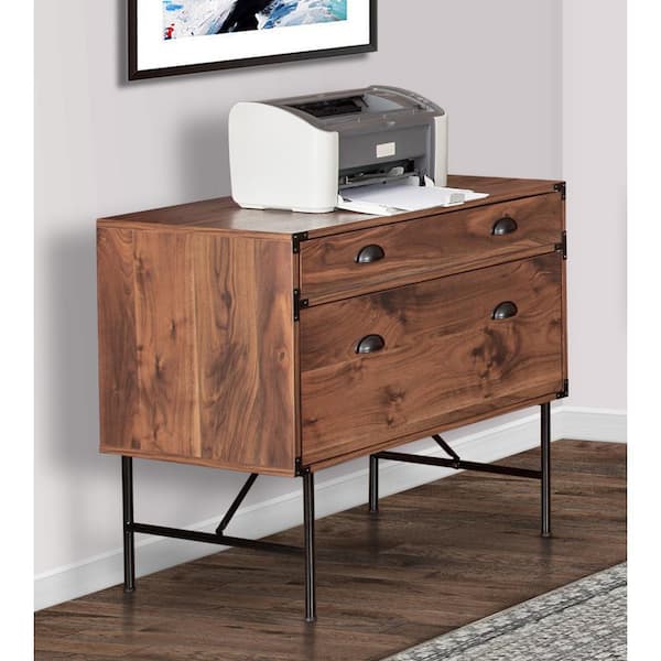 wood grain file cabinets