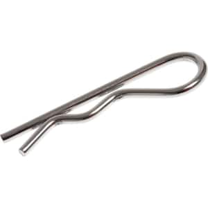 Hitch Pin 5/8" x 1-78" Zinc Plated R-Clip Hairpin Cotter Pin 10 Pack 